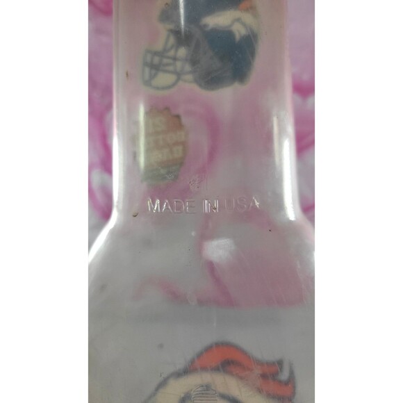 NFL Denver Broncos Football Helmet Coin Piggy Bank Collectible Soda Bottle - Picture 9 of 11